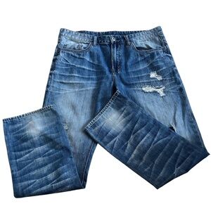 Men’s Buffalo David Bitton‎ Six Basic Slim Straight Jeans 36 x 32